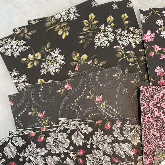 NEW Anna Griffin Carte Noir Square Cards and Envelopes 36ct - Picture 5 of 12